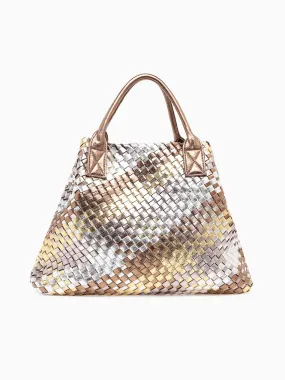 1904 Woven Tote Multi Met