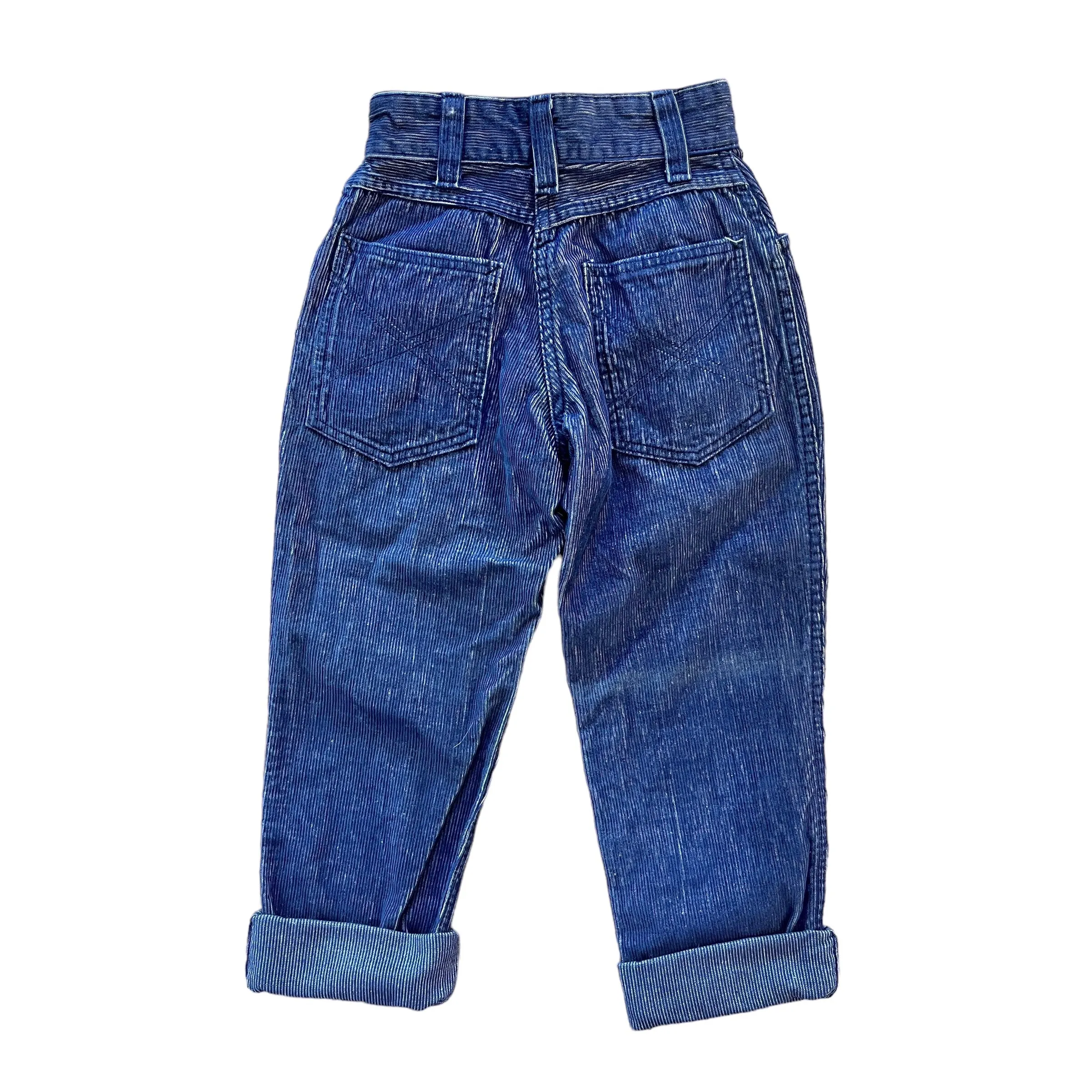 1970s Navy Cord Trousers /  5-6Y