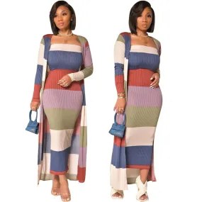 2 piece Maxi Sweater Dress for women