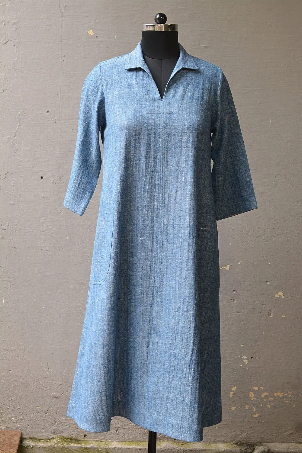 A-line Chambray Kurta