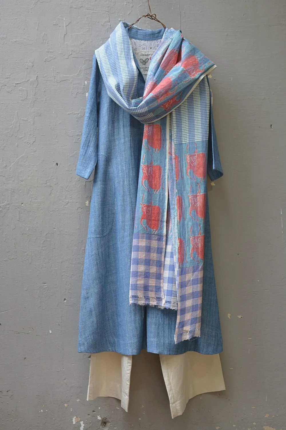 A-line Chambray Kurta