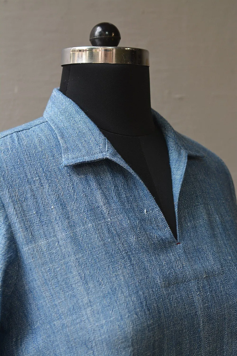 A-line Chambray Kurta