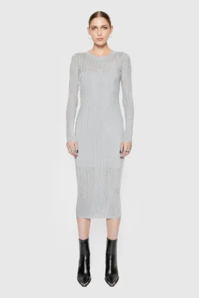 Abbey Metallic Dress