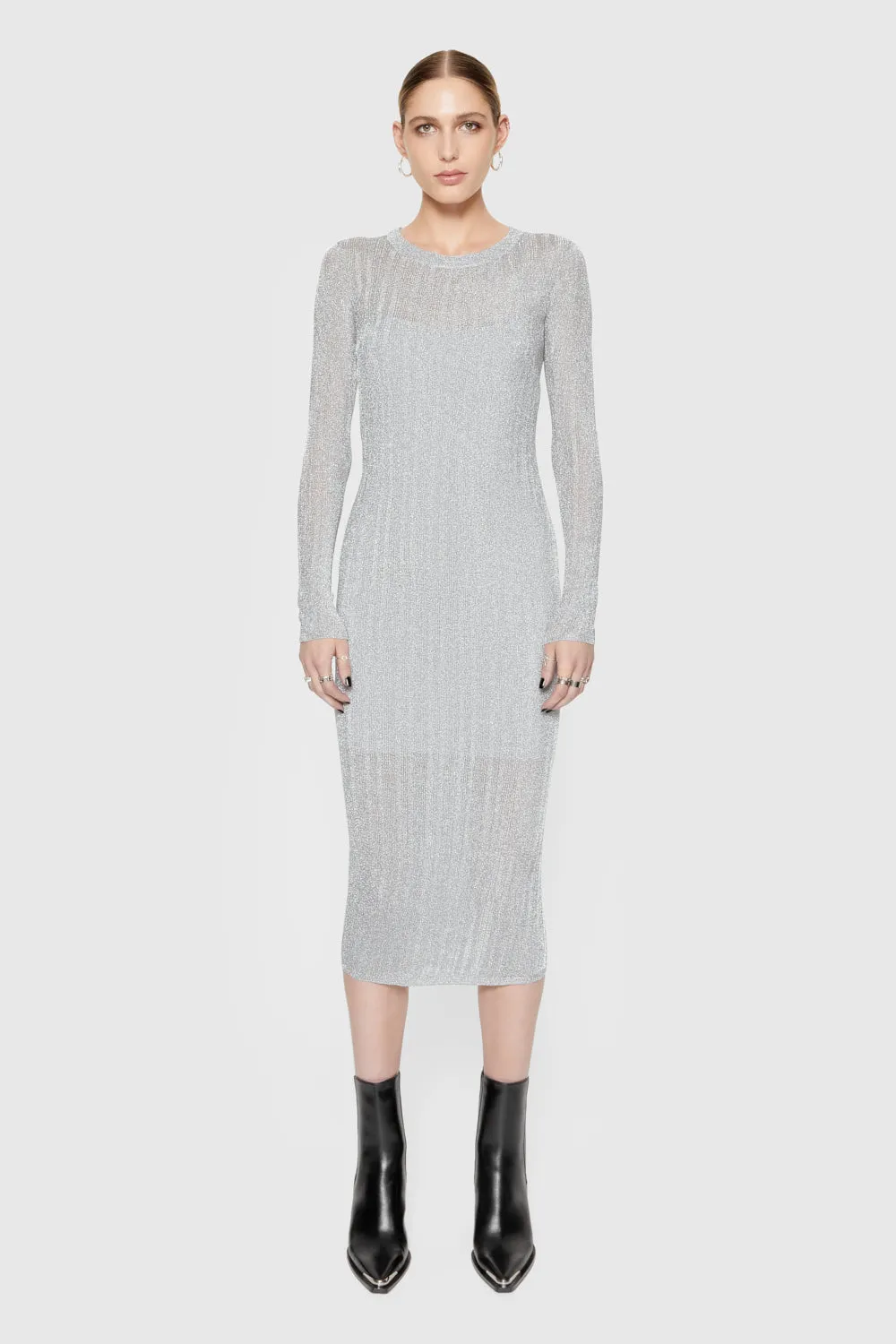 Abbey Metallic Dress