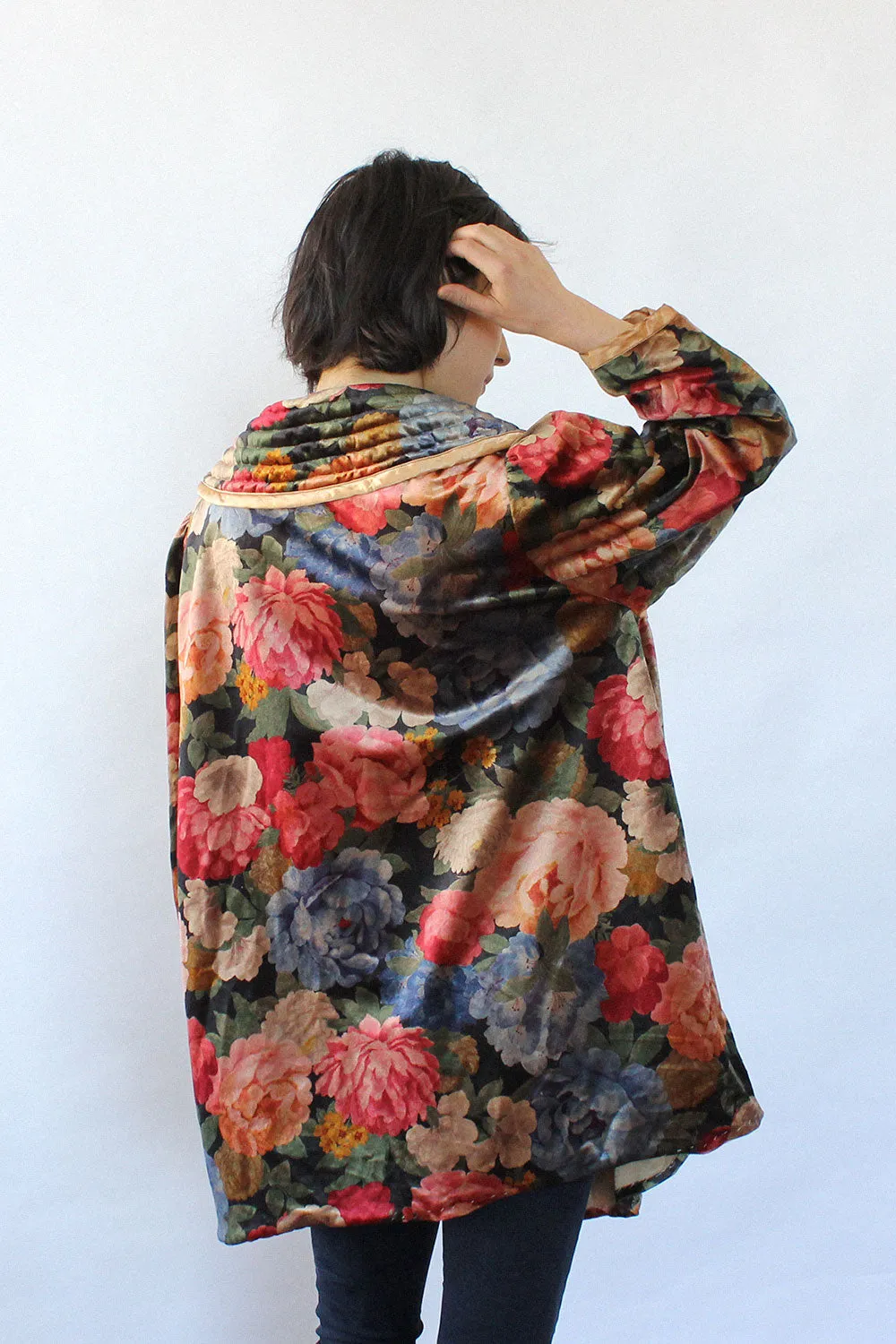 Abuelita Floral Bed Jacket S-L