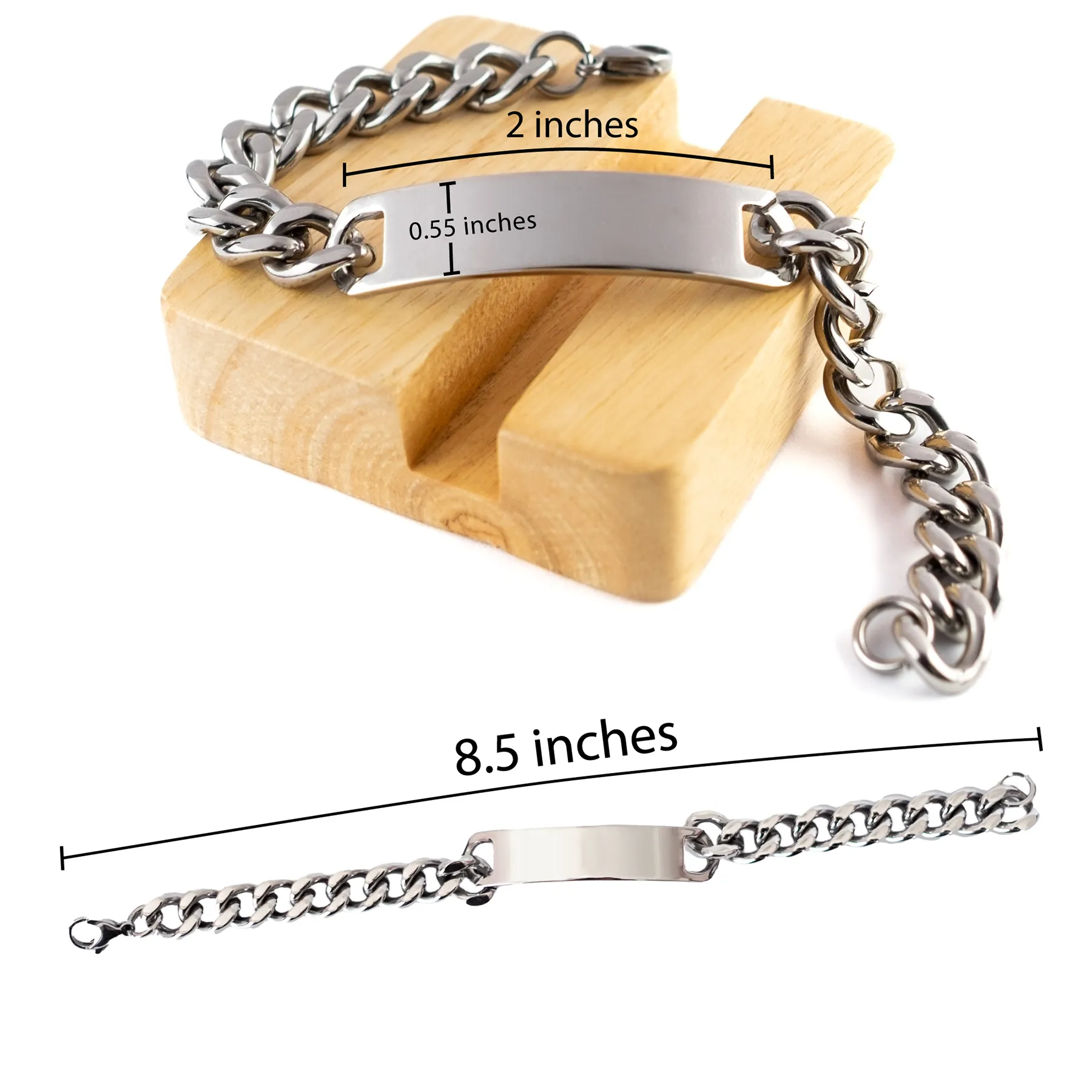 Accountant Gifts. Proud Dad of a freaking Awesome Accountant. Cuban Chain Stainless Steel Bracelet for Accountant. Great Gift for Him. Fathers Day Gift. Unique Dad Jewelry