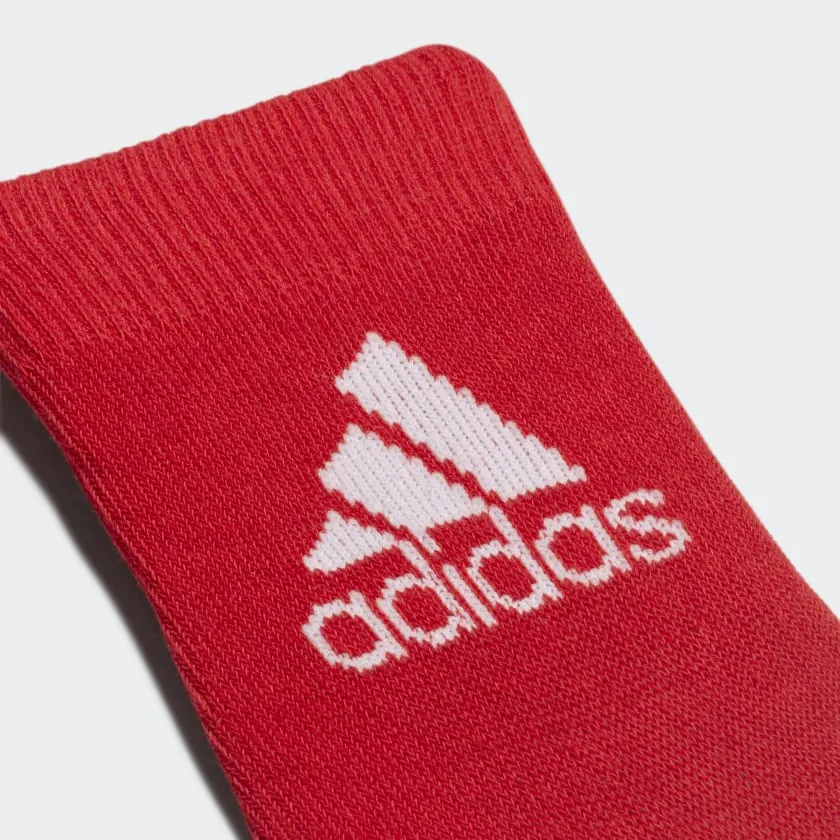 Adidas Kids Ankle Socks 3 Pairs-Victory Blue/Carbon/Vivid Red/White