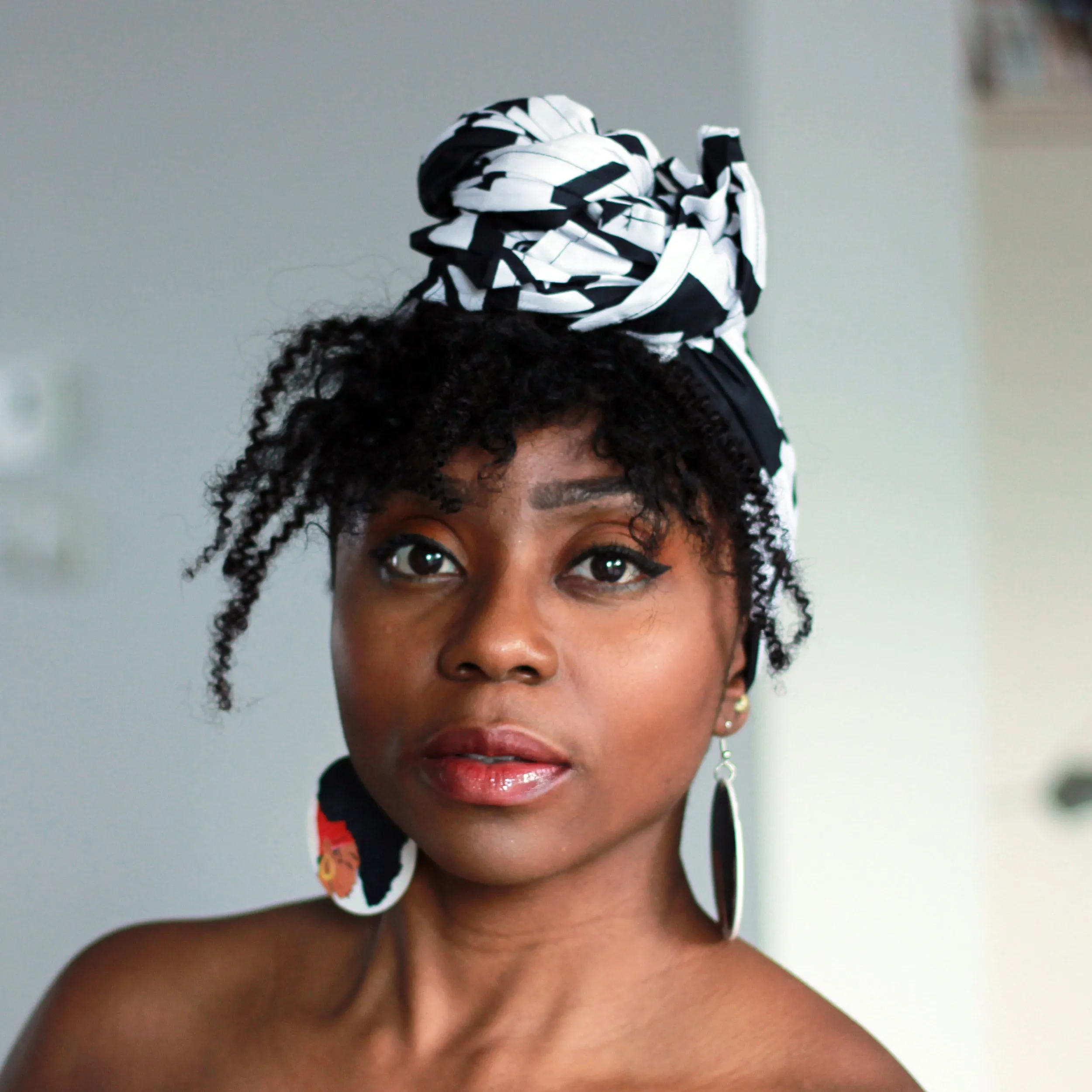 African black / white samakaka / samacaca headwrap