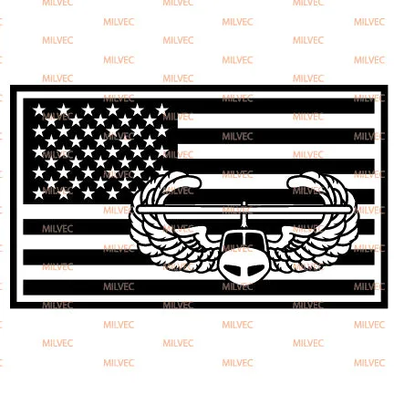 Air Assault Flag Vinyl Decal