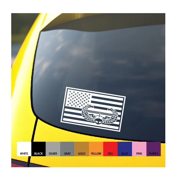 Air Assault Flag Vinyl Decal