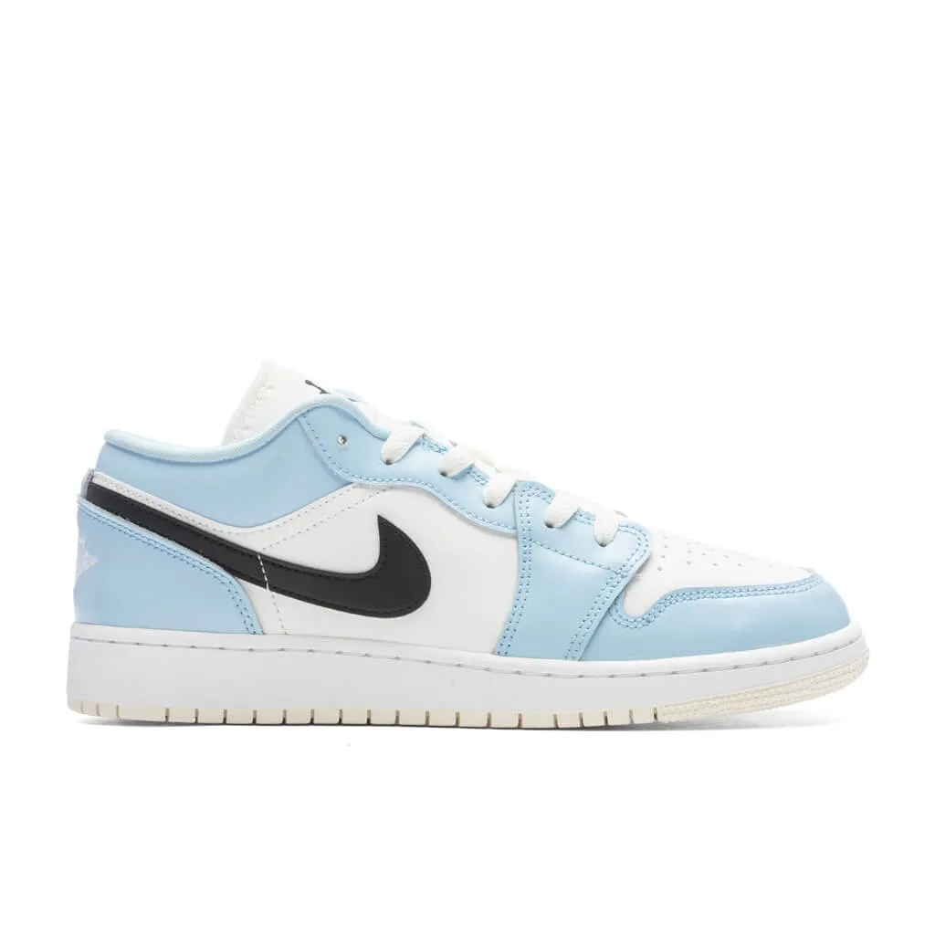 Air Jordan 1 Low (GS) - Ice Blue/Black/Sail