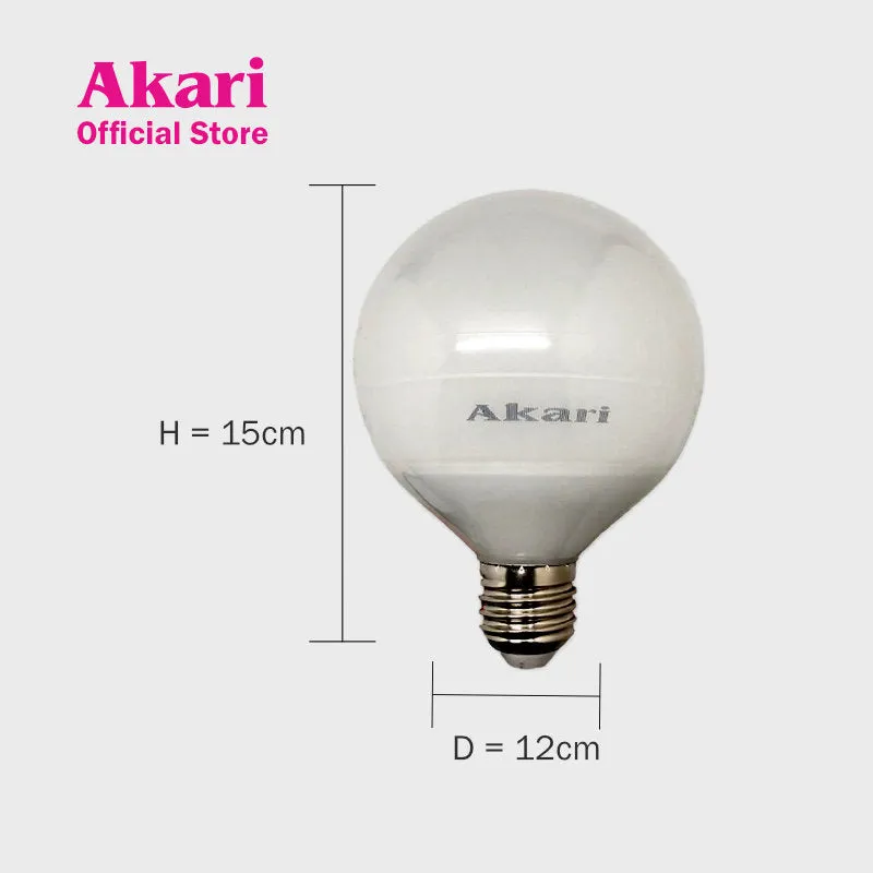 Akari LED Globe Bulb 17 Watts - Daylight (ALED-GB17DL)