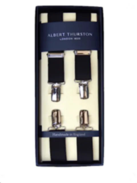 Albert Thurston 25mm Clip Braces/Black