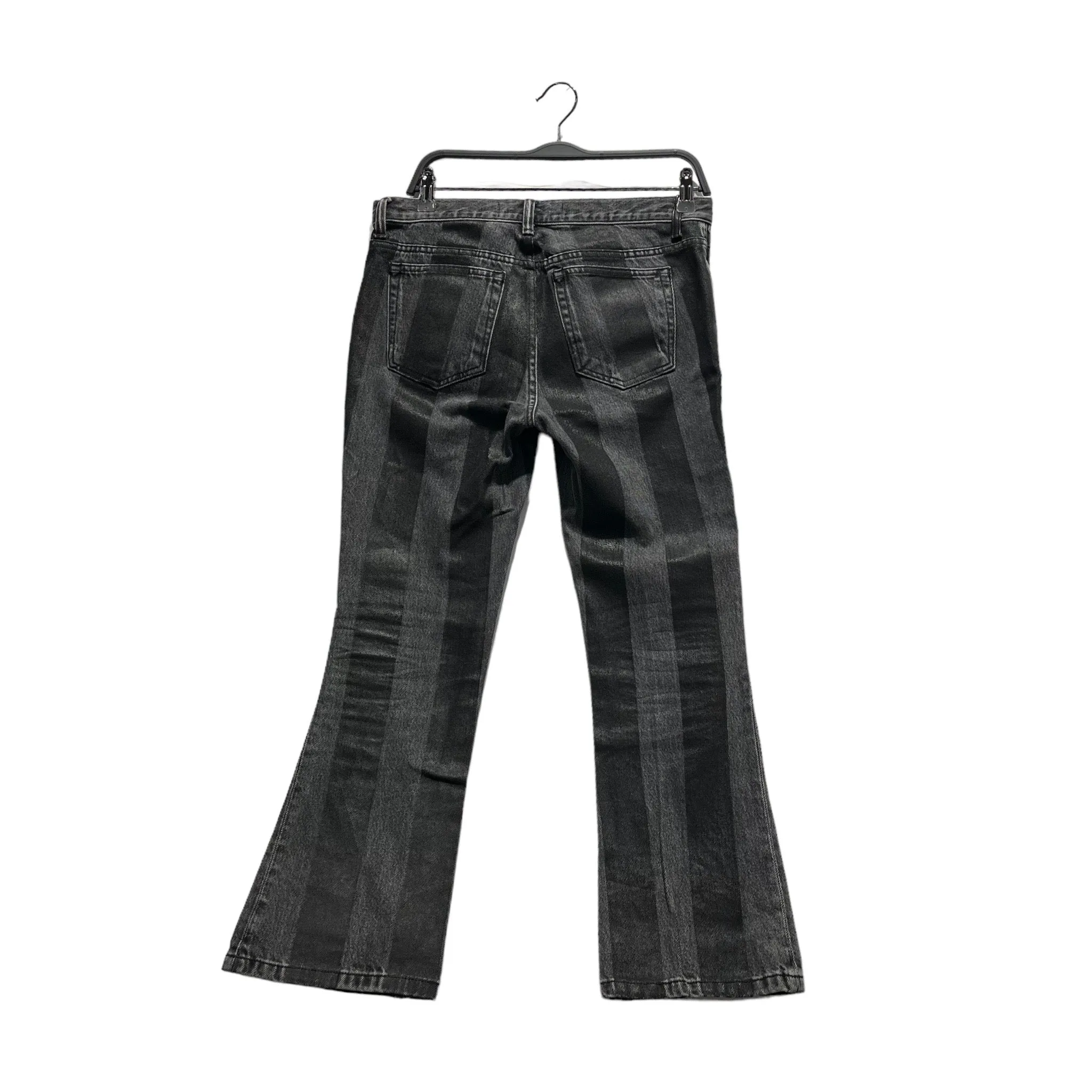 Alexander Wang/Straight Pants/27/Stripe/Denim/BLK/