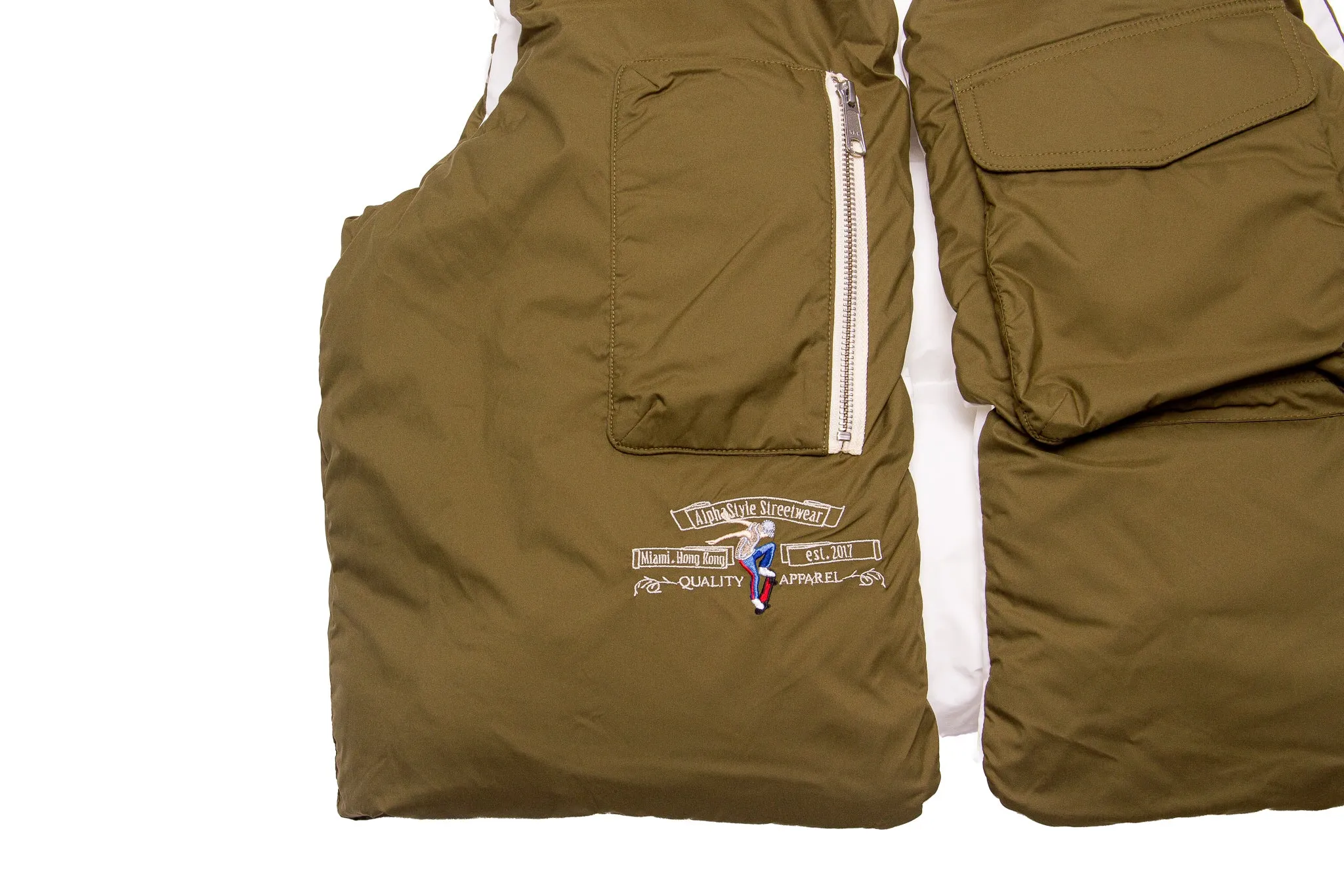 AlphaStyle Meredosia Recycle Primaloft Vest "Olive"