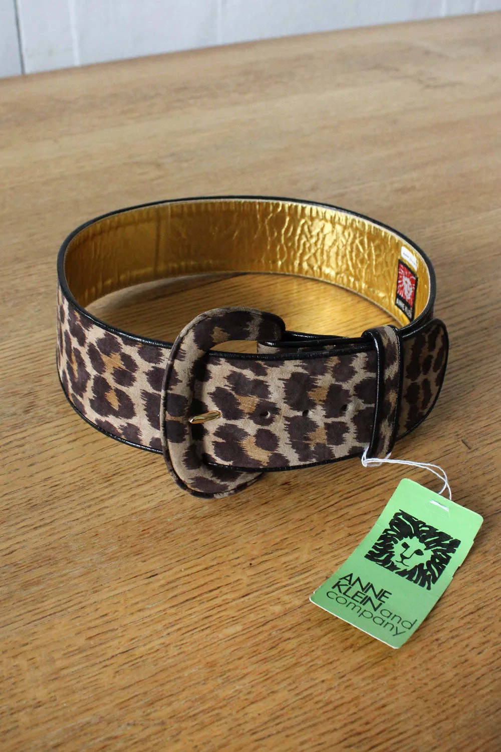 Anne Klein Leopard Belt