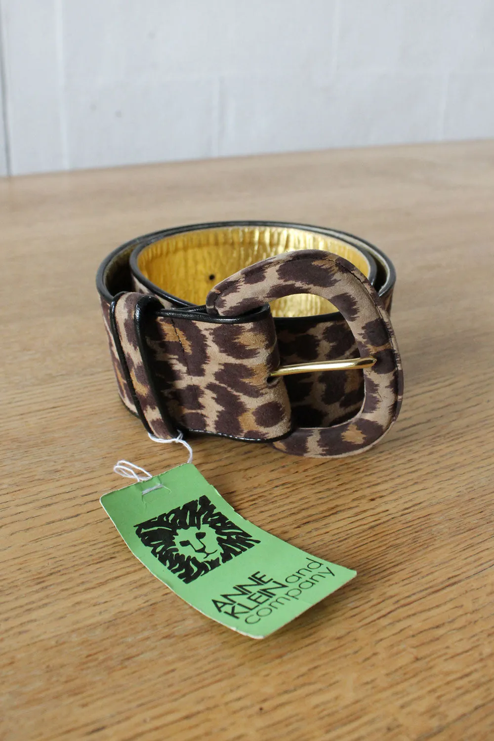 Anne Klein Leopard Belt