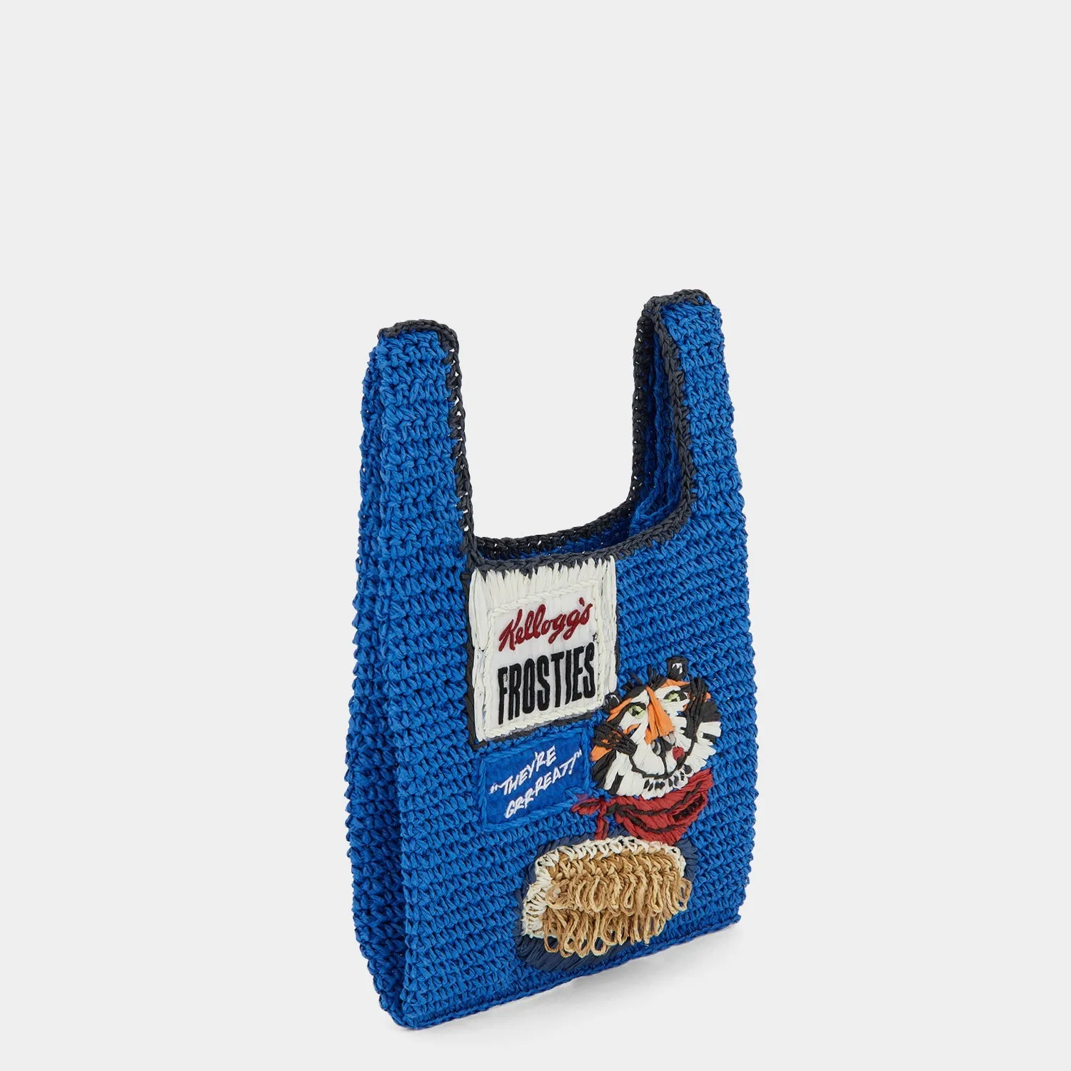 Anya Brands Frosties Raffia Mini Tote