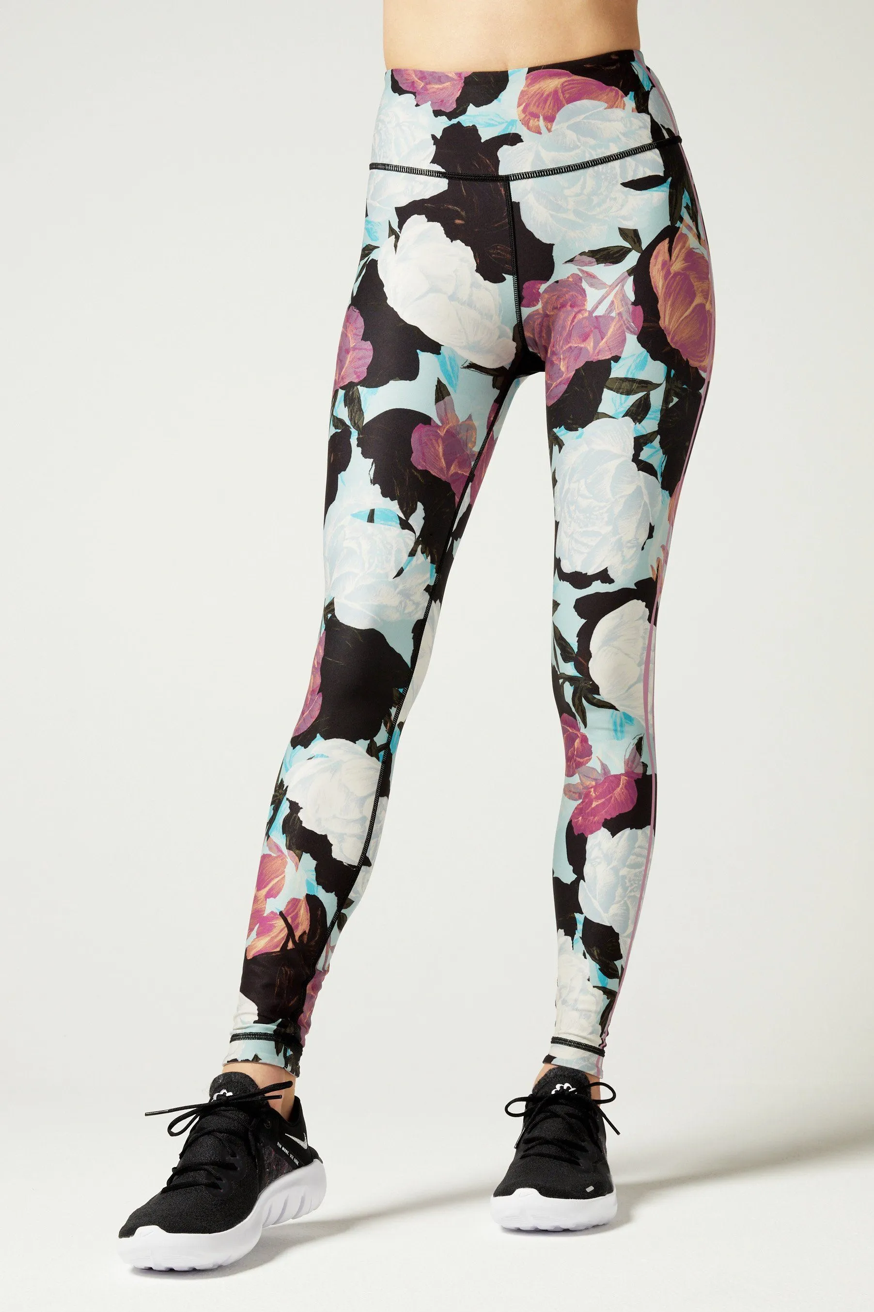 Aria Reversible Legging Satin Garden