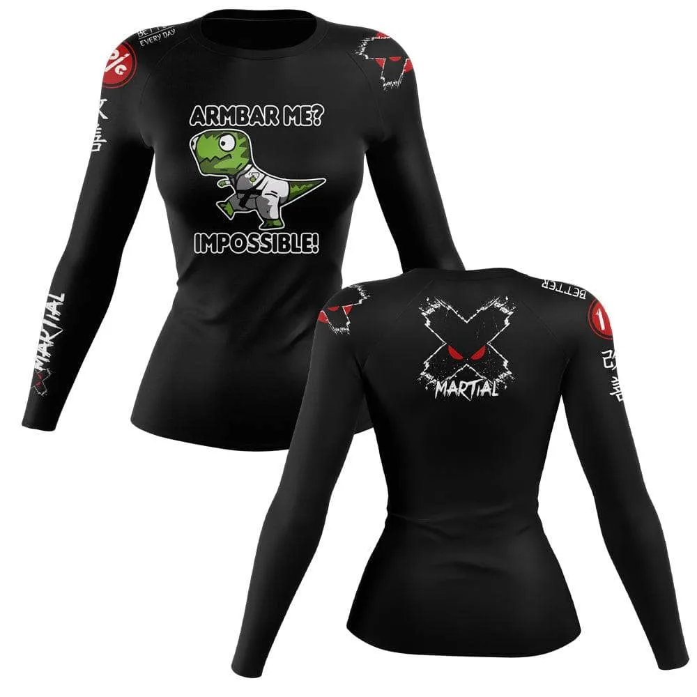 Armbar Me Women’s BJJ Rash Guard