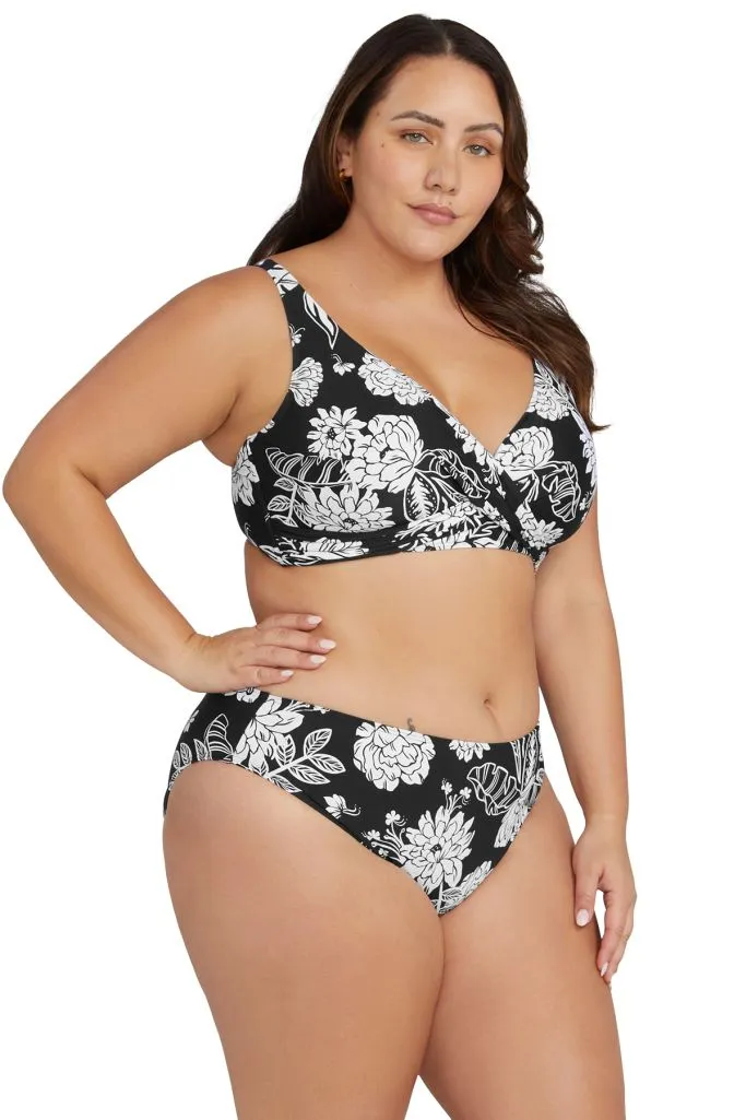 Artesands Monet Curve Fit Mid Rise Swim Pant - Opus Sway