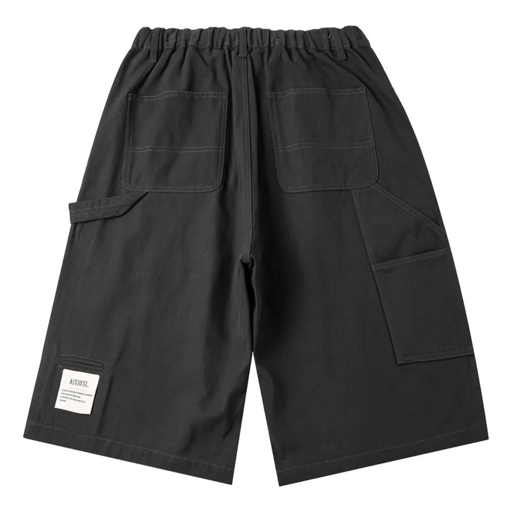 A[S]USL PAINTER CROPPED PANTS-CHARCOAL