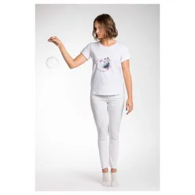 A.Tratti White Viscose Tops & T-Shirt