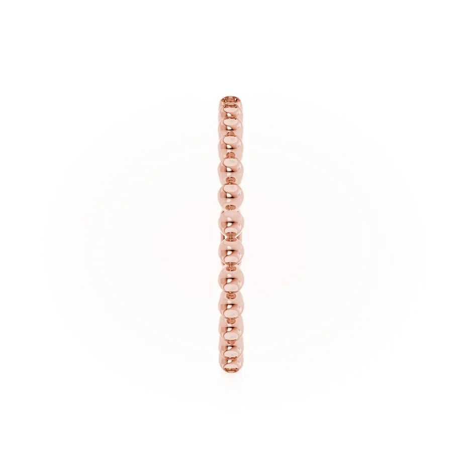 AUSHA - Bubble & Bead Stacking Eternity Band 18k Rose Gold