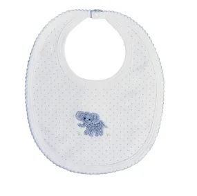 Baby Boy's "Elephant Collection" Pima Cotton Bib