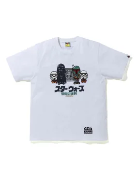 BAPE X Star Wars Baby Milo Carbonite Tee White XL