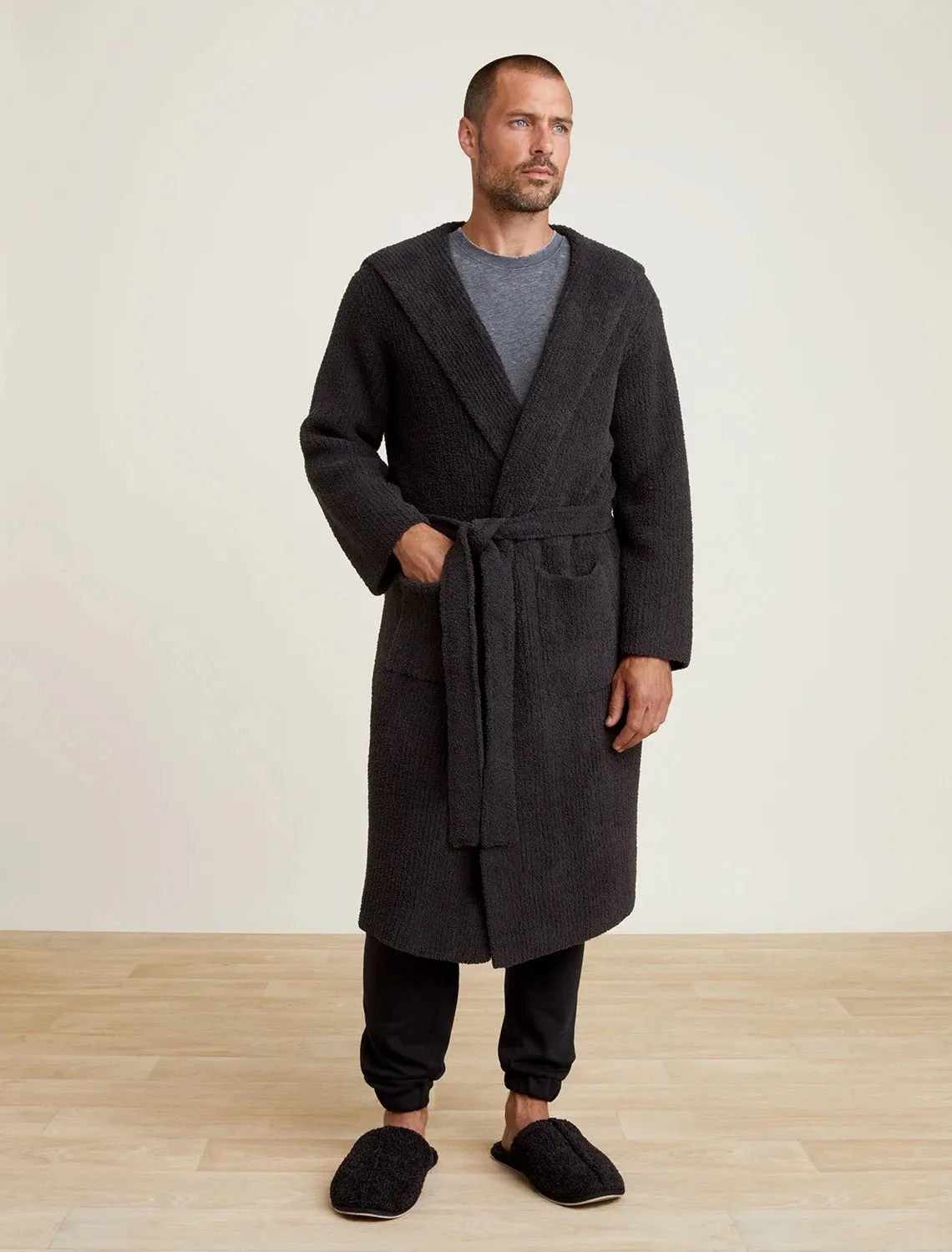 Barefoot Dreams Ribbed Hooded Robe