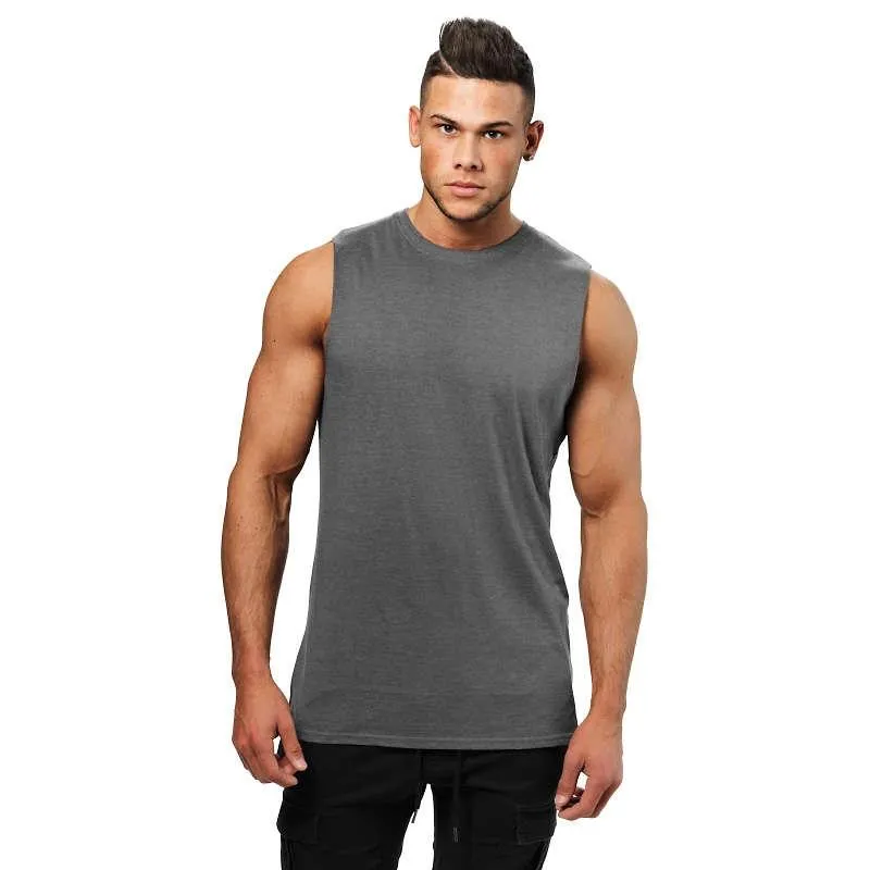 Better Bodies Bronx Tank - Dark Grey Melange