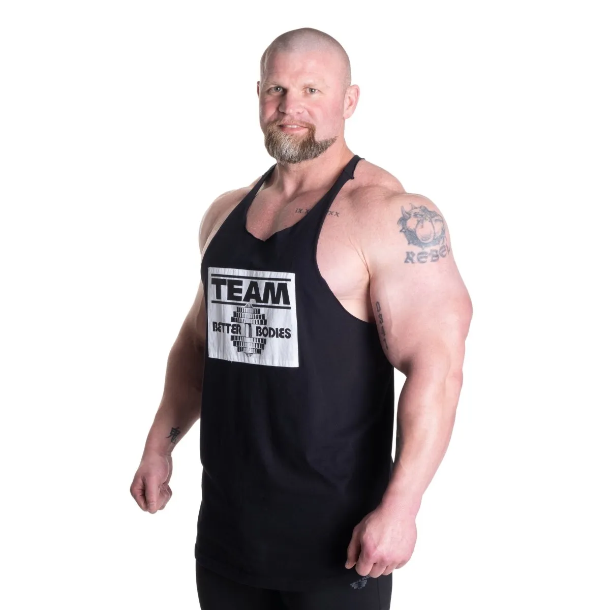 Better Bodies Old School Stringer - Black