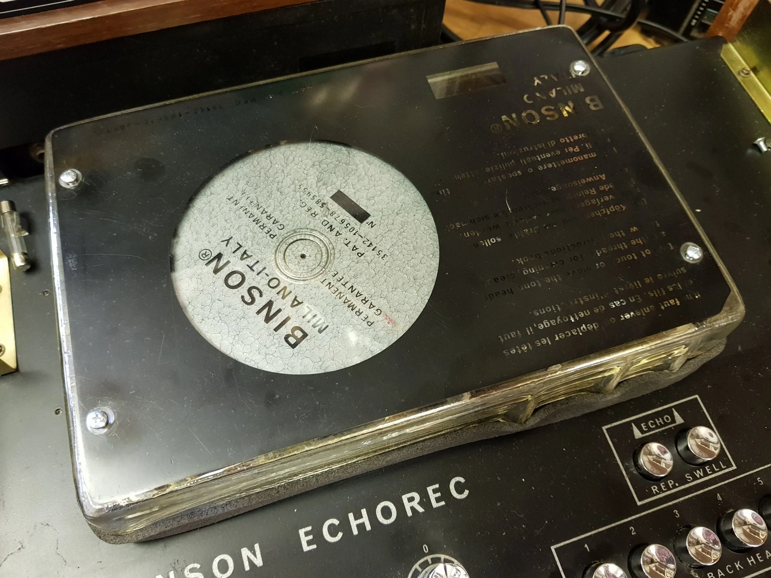 Binson Echorec EC 6   Varispeed