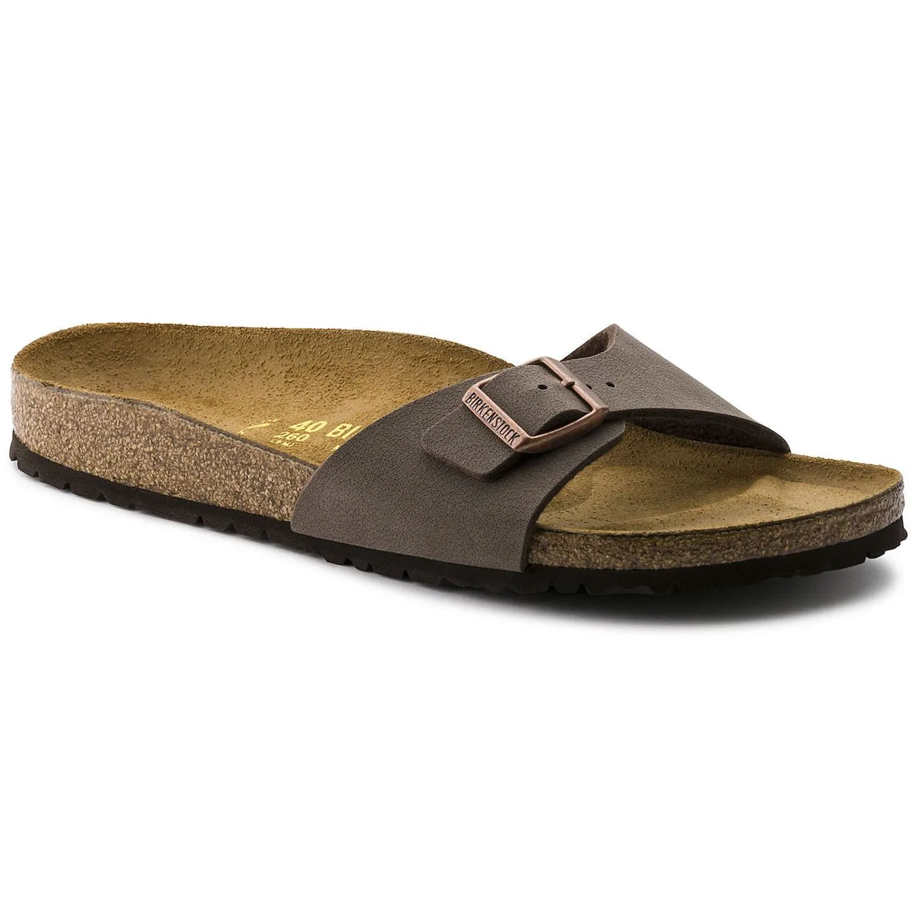 Birkenstock Classic, Madrid, Narrow Fit, Birko-Flor Nubuck,  Mocca