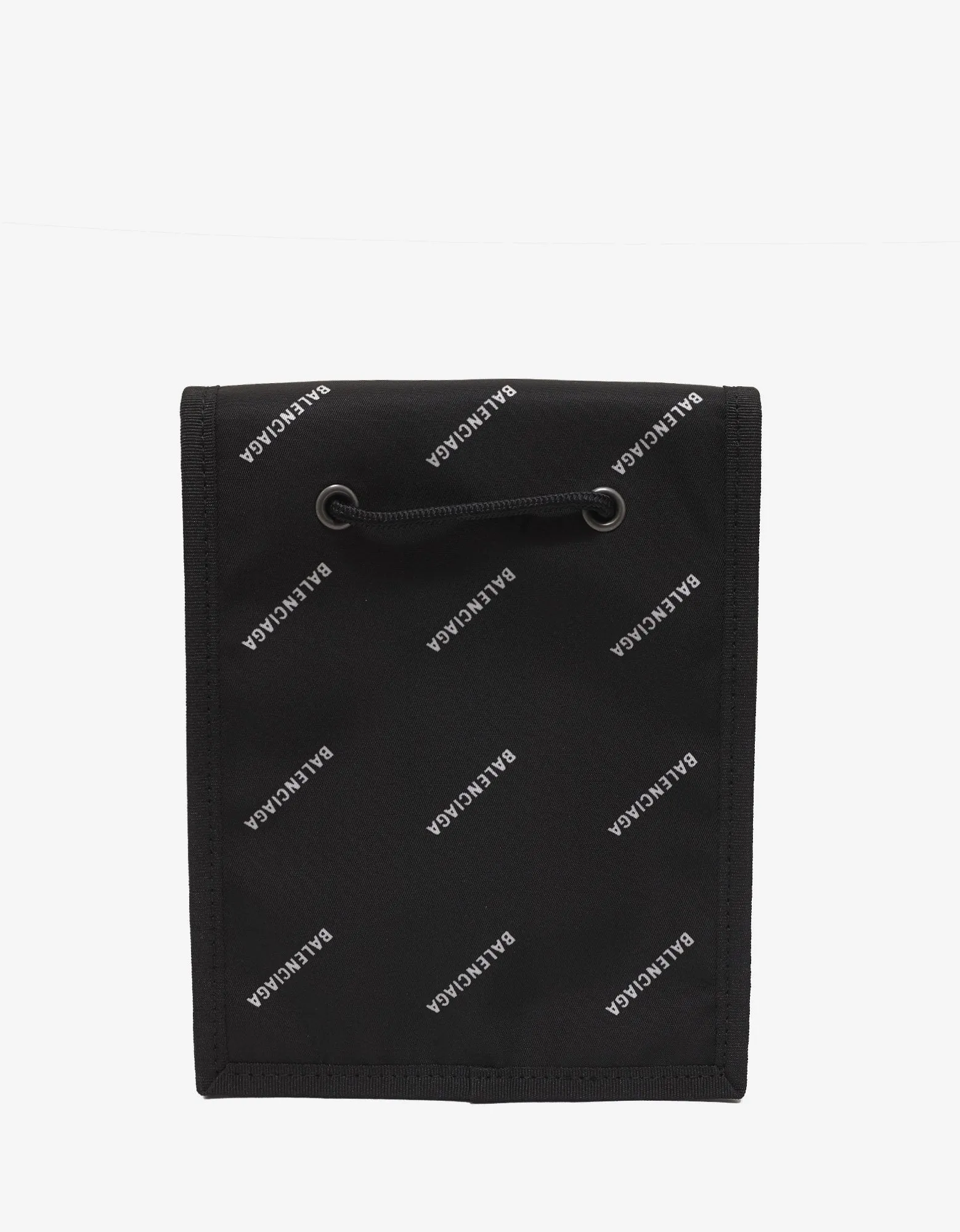 Black All-Over Logo Explorer Pouch Bag