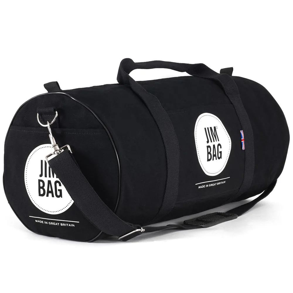 Black & Cream Holdall Bag