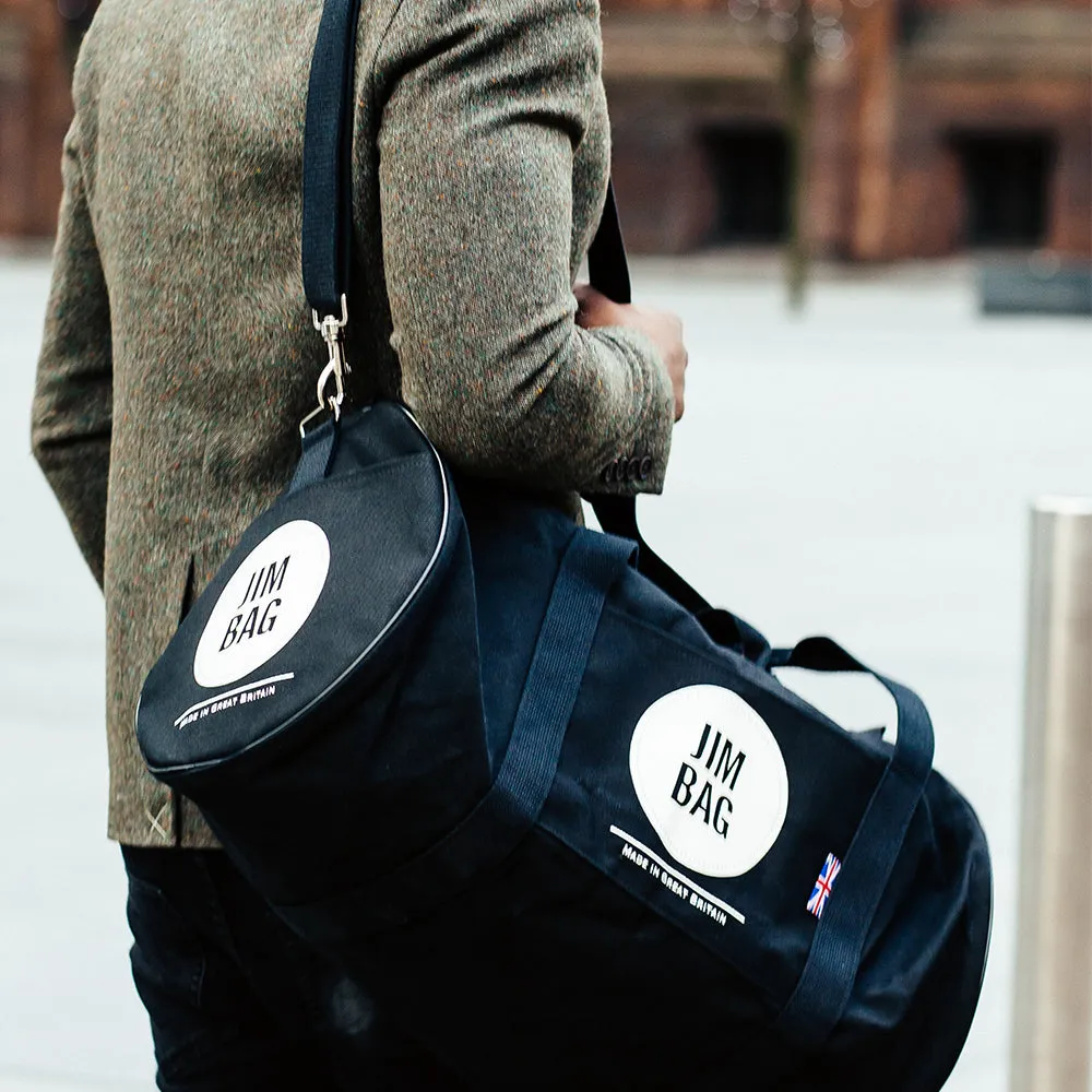 Black & Cream Holdall Bag