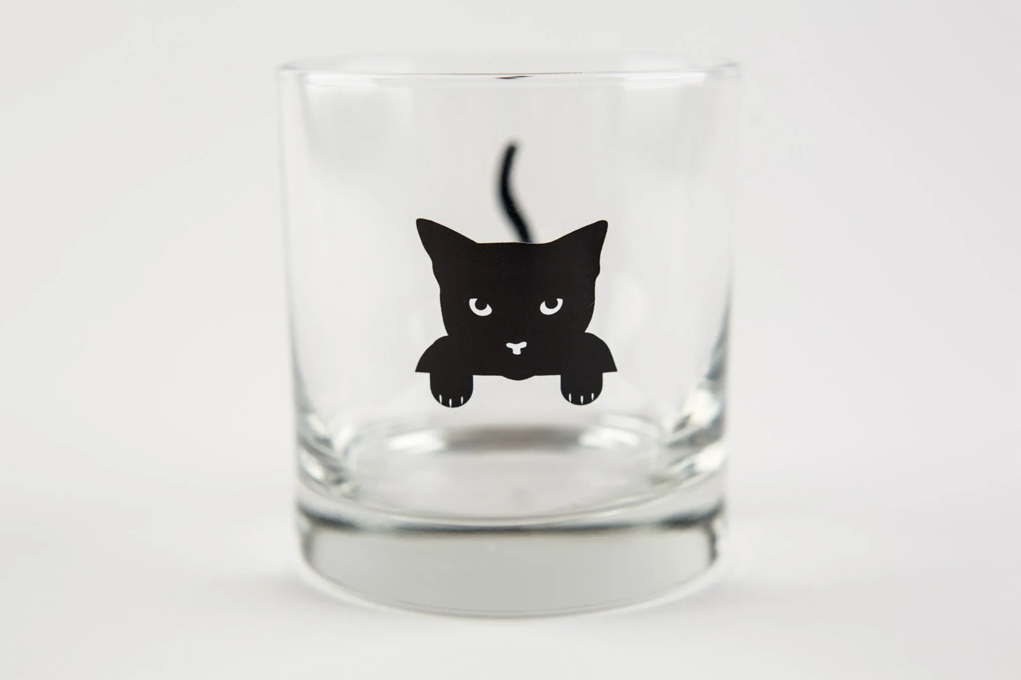 Black Cat Tumbler Glass