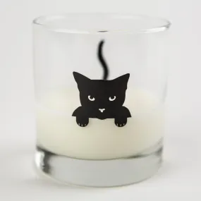 Black Cat Tumbler Glass