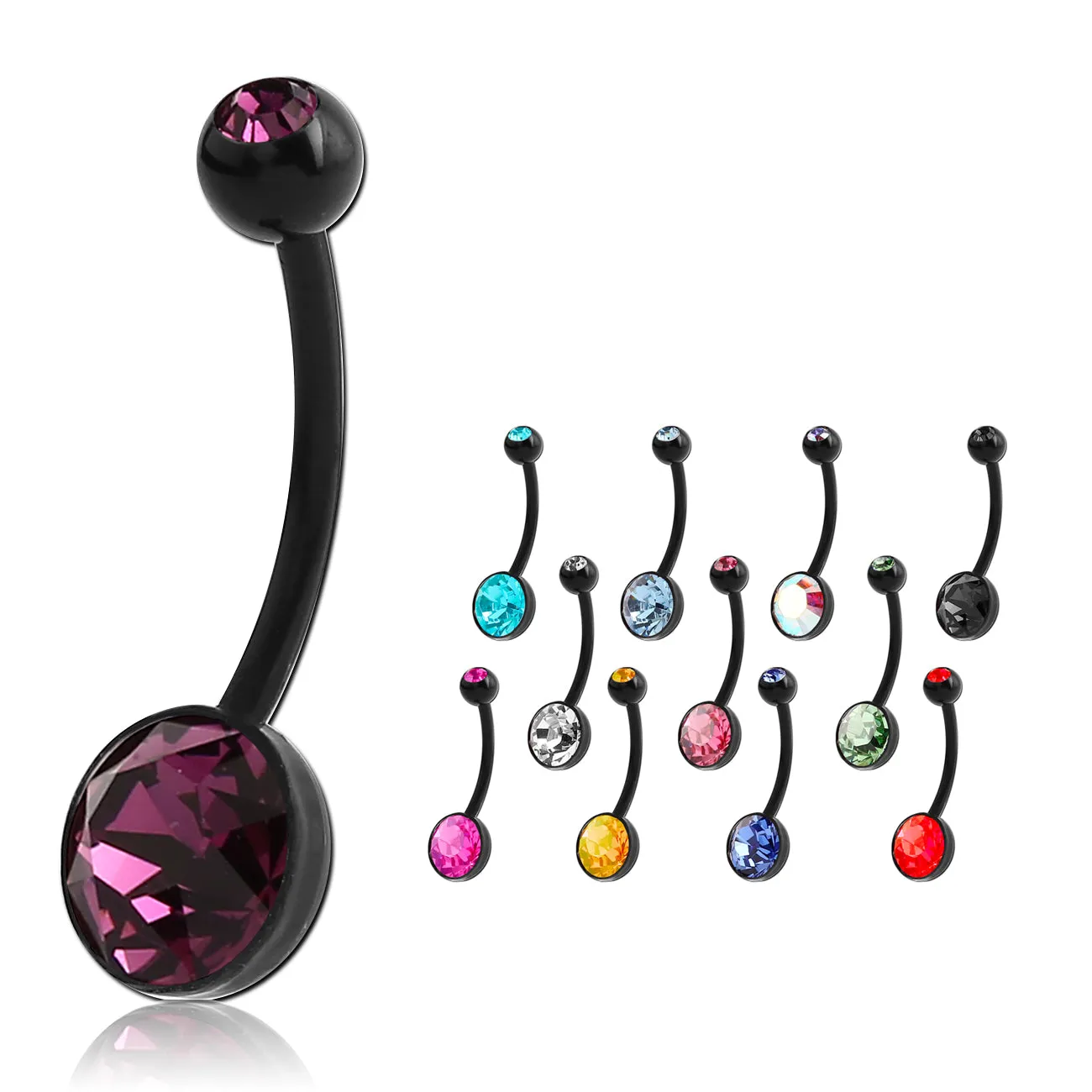 Black Flex Maternity Belly Bar