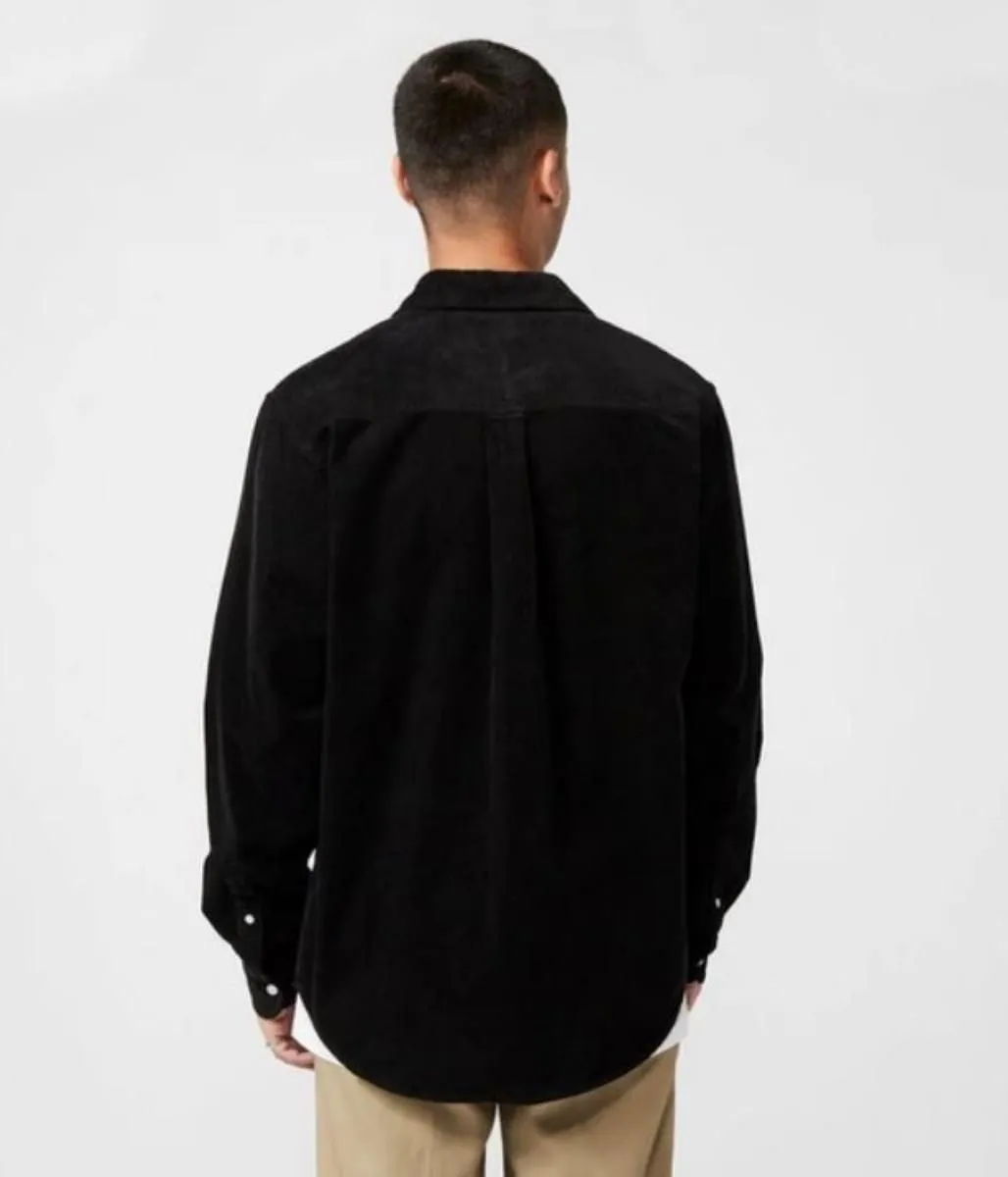 Black Madison Cord Shirt