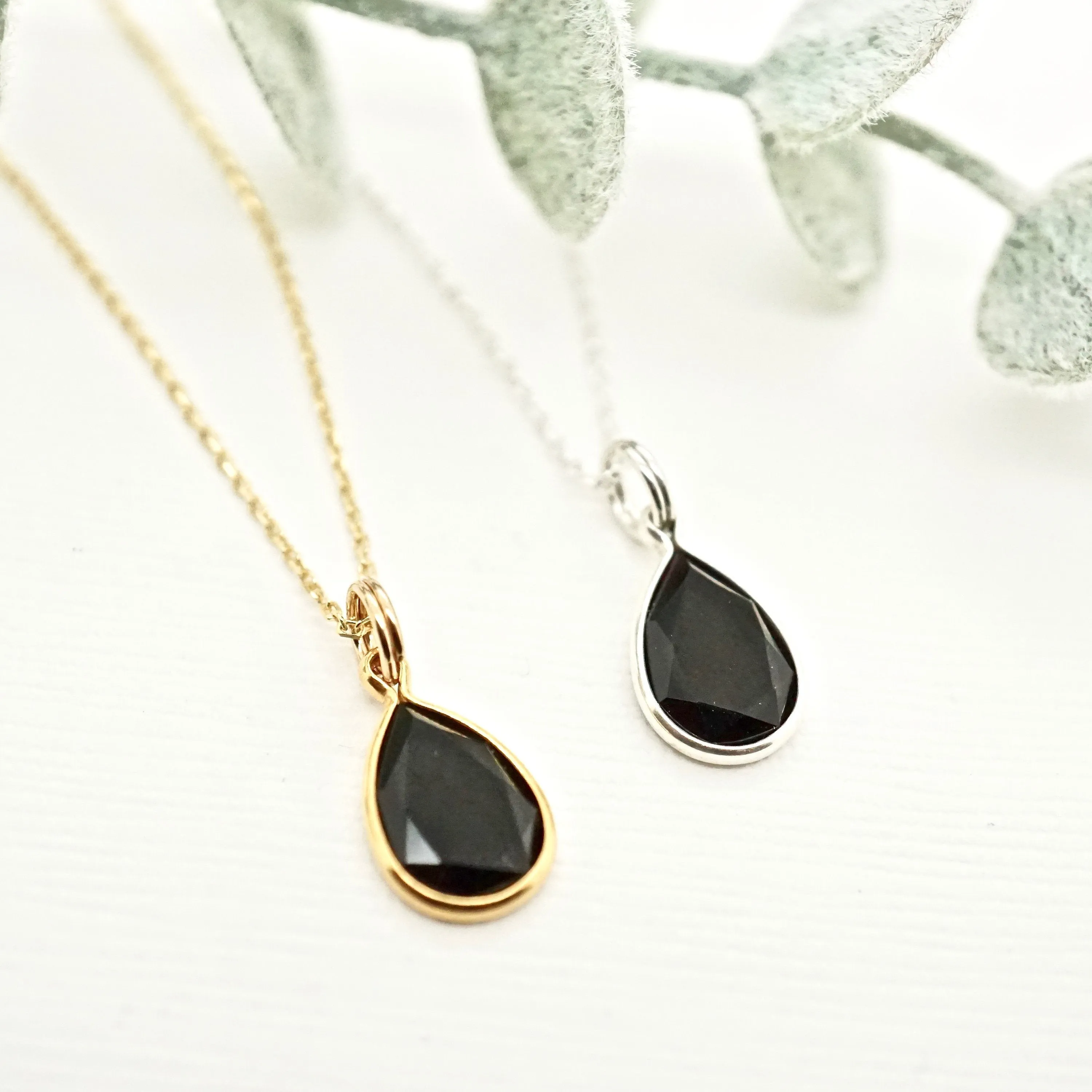 Black Onyx Stone Necklace - Women's Onyx Necklace