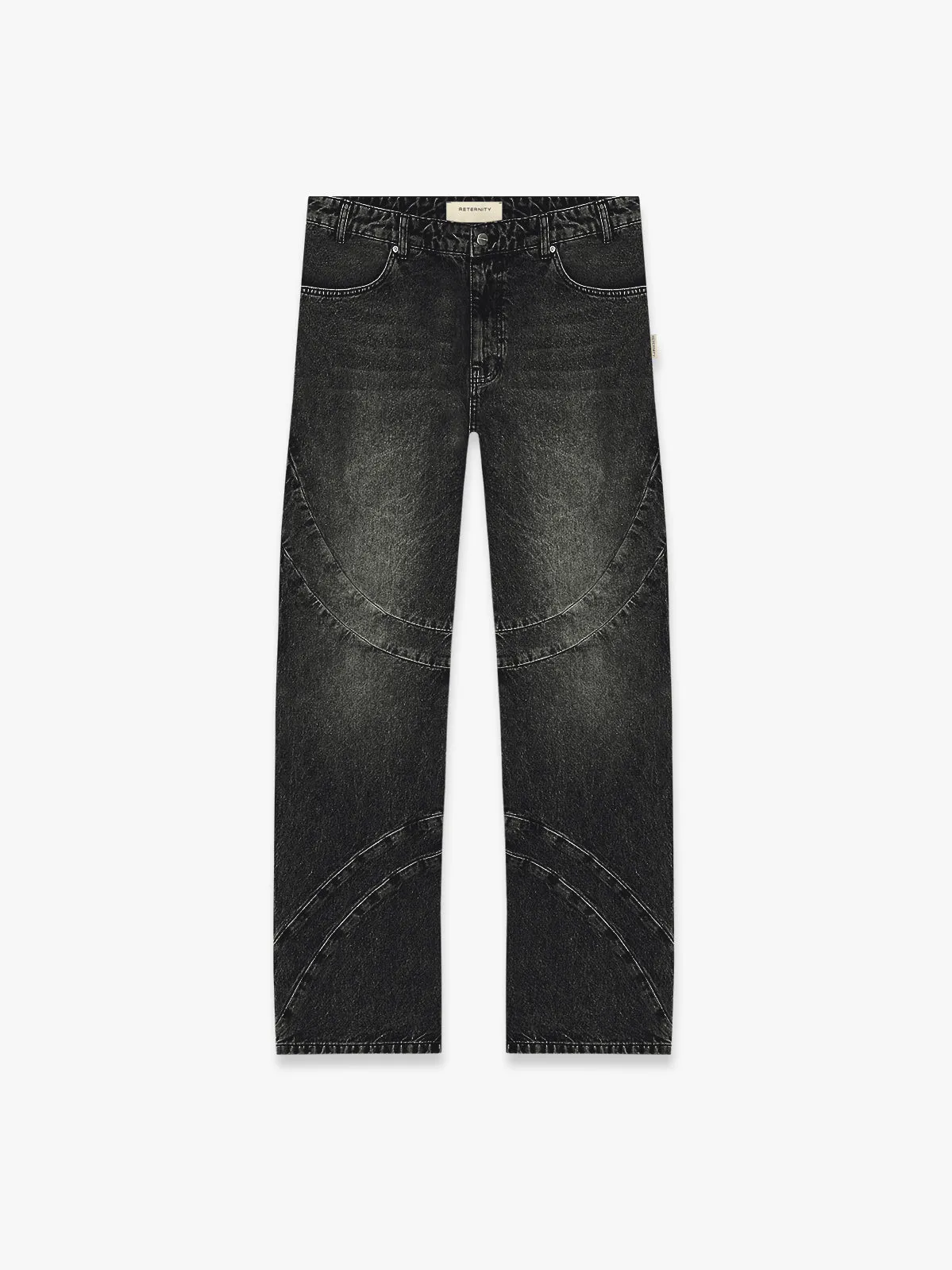 BLEACHED DENIM - BLACK