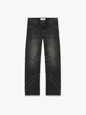 BLEACHED DENIM - BLACK