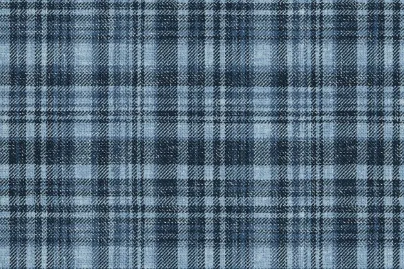 Blue Check 55% Wool 45% Silk (Ref-880082)