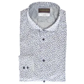 Blue Circle Dot Performance Sport Shirt