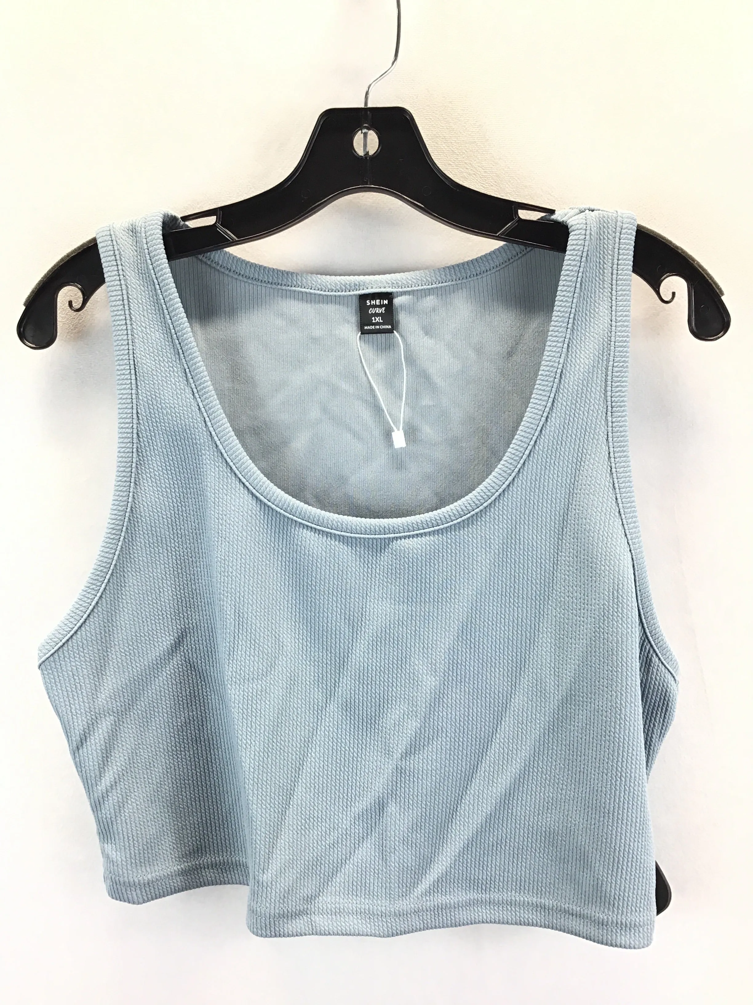 Blue Top Sleeveless Shein, Size 1x