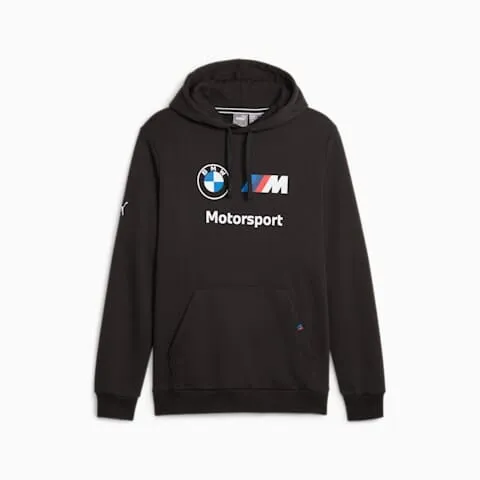 BMW M Motorsport Puma Men's Essentials Fleece Hoodie - Blue/Black