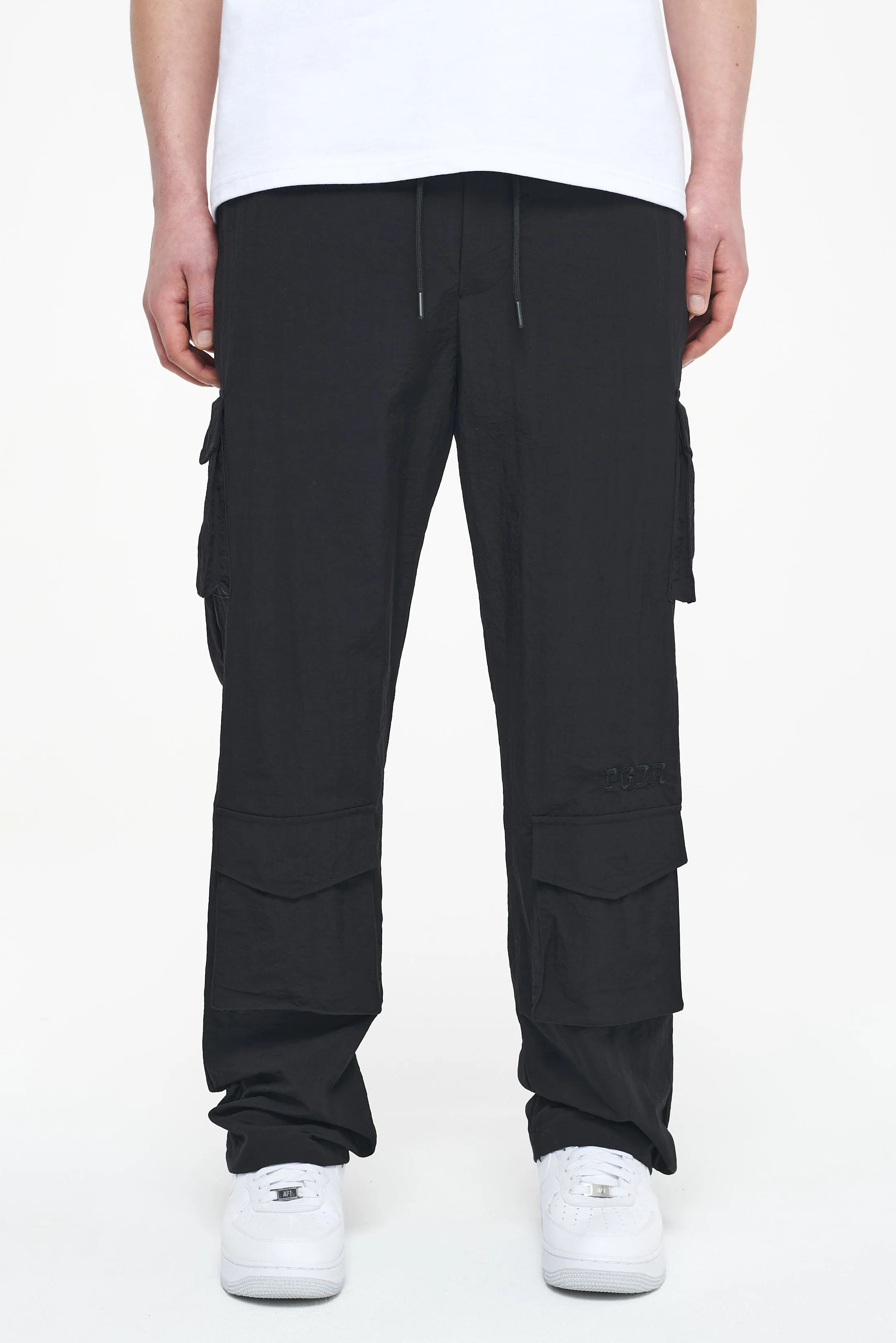 Bonac Baggy Track Pants Black